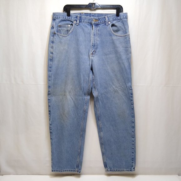 Members Mark Men's Jeans Heavy Denim Tag 36x30 Actual Size 36x28 100% Cotton EUC - Picture 1 of 7